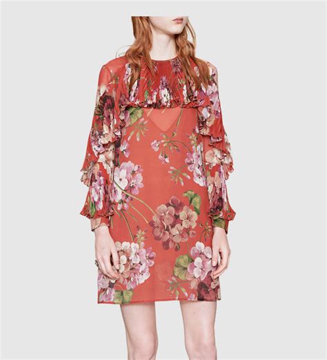 gucci flowers print|Gucci maxi dress floral.